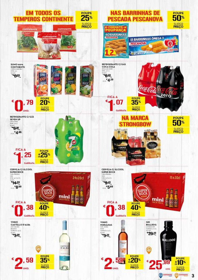 Antevisão folheto Continente especial fim de semana