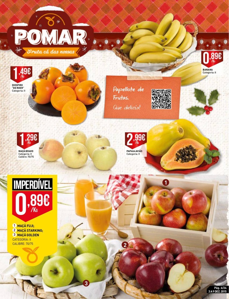 Antevisão folheto Intermarche 3 a 9 dez Antevisão folheto Intermarche