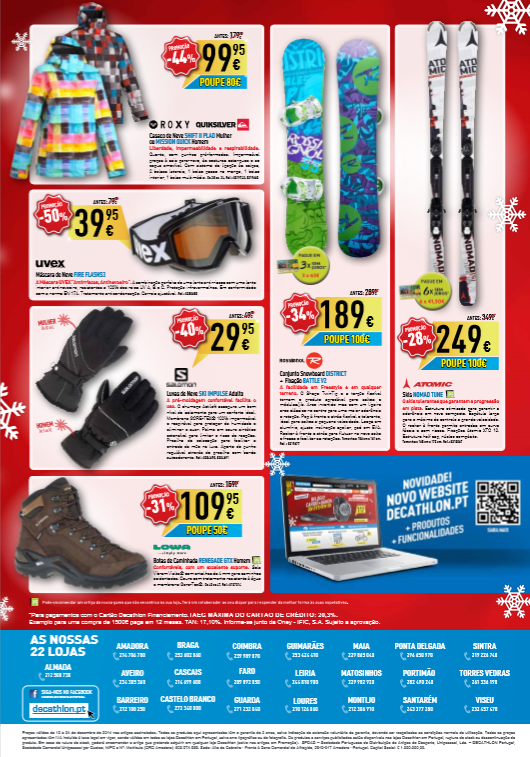 Novo folheto Decathlon 4a24dez Novo folheto promoções Decathlon 4a24dez
