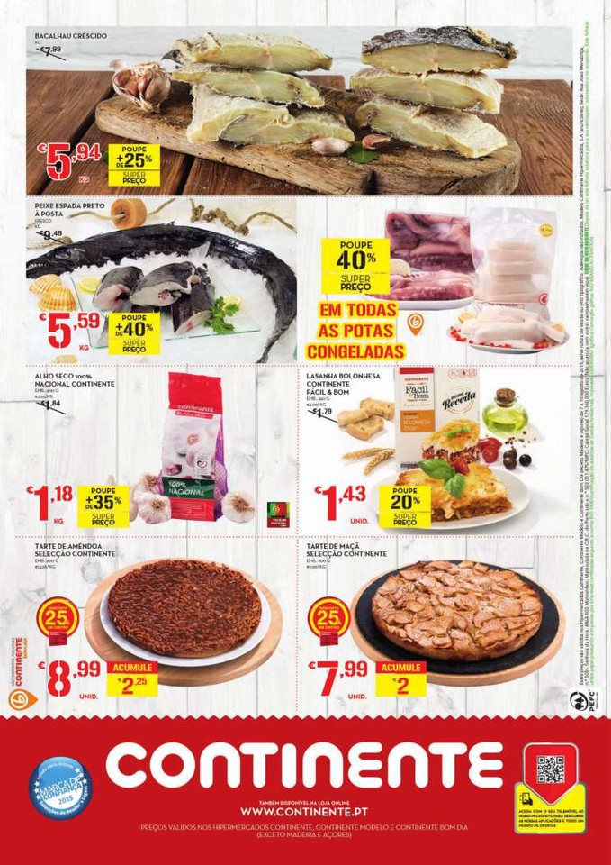 Antevisão folheto Continente especial fim de semana