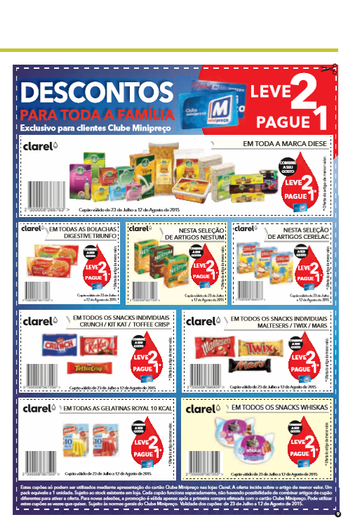 Antevisão folheto Clarel 