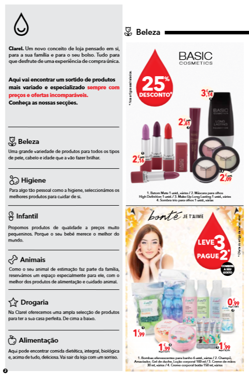Antevisão folheto Clarel 5a18fev Antevisão folheto Clarel