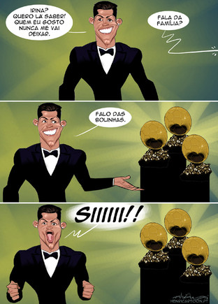 Cristiano Ronaldo e as bolinhas