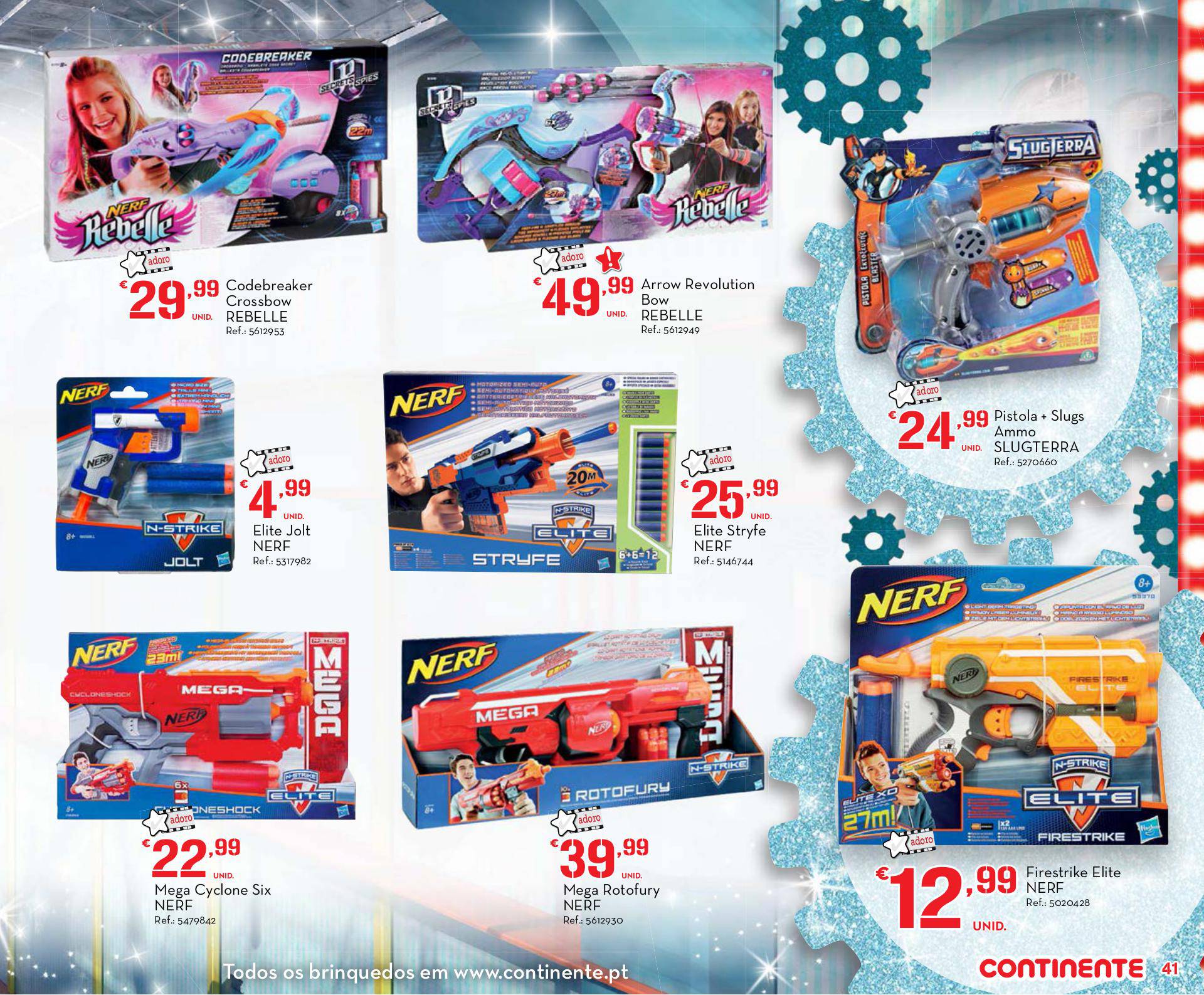 Antevisão folheto Continente especial brinquedos ilha da Madeira