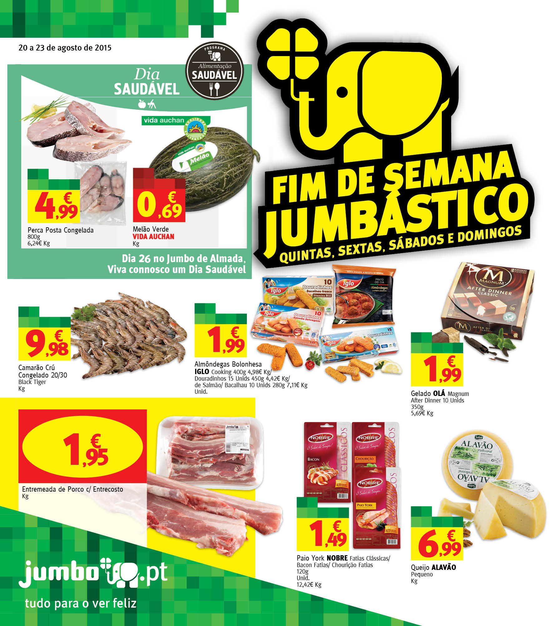 Antevisão folheto Jumbo Fim de Semana Jumbástico