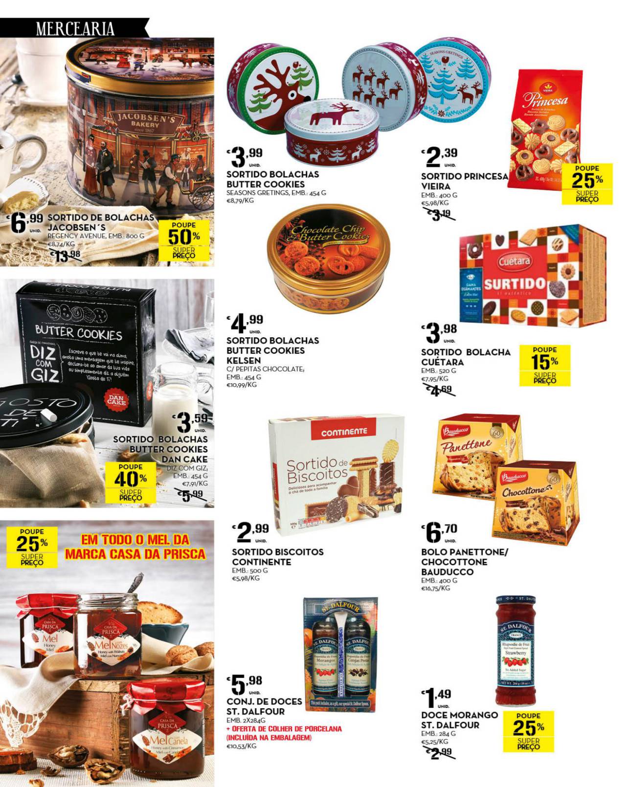 Antevisão folheto Continente especial Natal