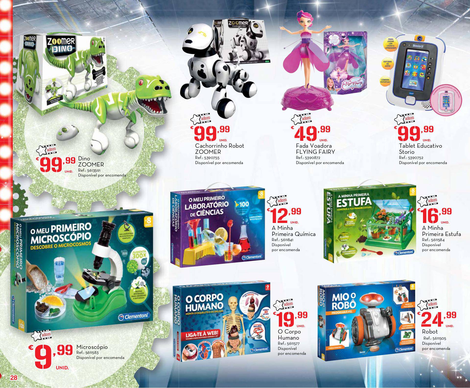 Antevisão folheto Continente especial brinquedos ilha da Madeira