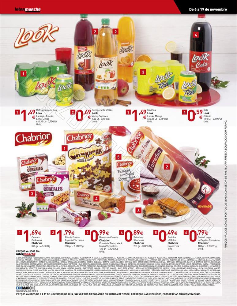Antevisão folheto Intermarche 6a19nov - Marcas exclusivas