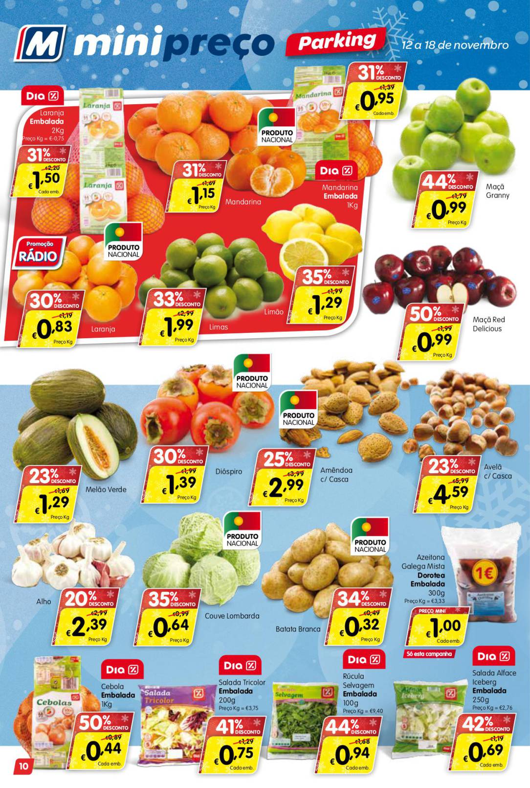 Antevisão folheto Minipreço Parking