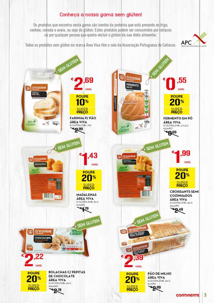 Antevisão folheto Continente  Bem Estar