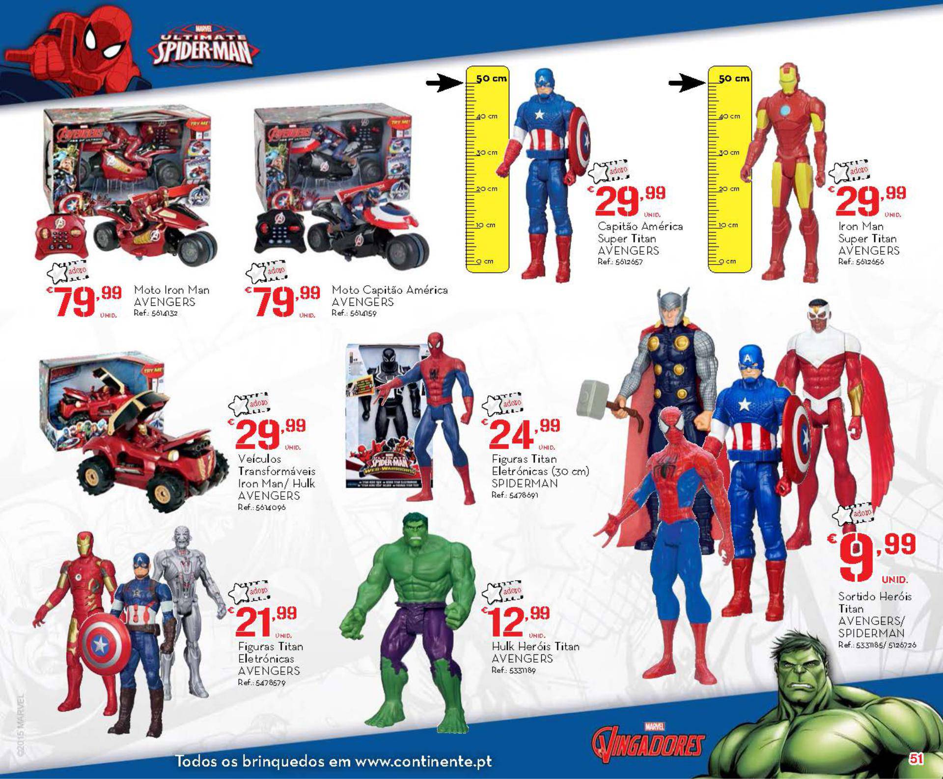 Novo folheto Continente especial brinquedos 