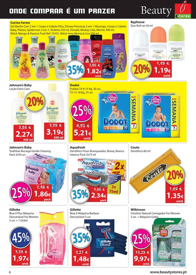 Novo folheto Beauty Stores  