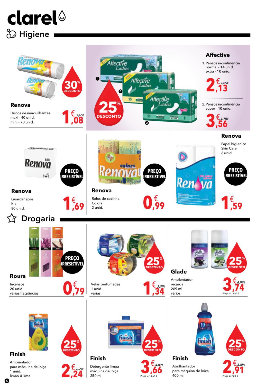 Antevisão folheto Clarel  