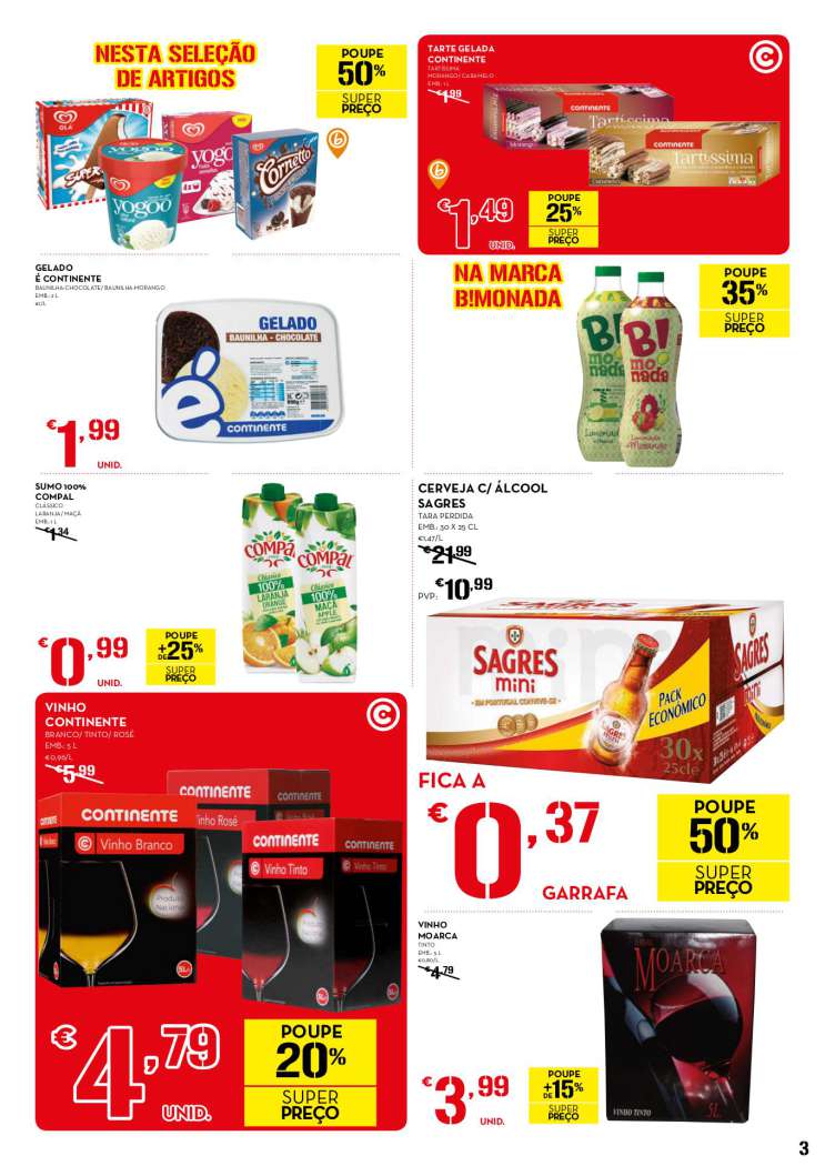 Antevisão folheto Continente especial fim de semana