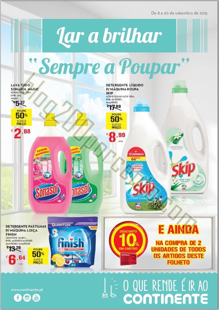 Antevisão folheto Continente especial Sempre Poupar