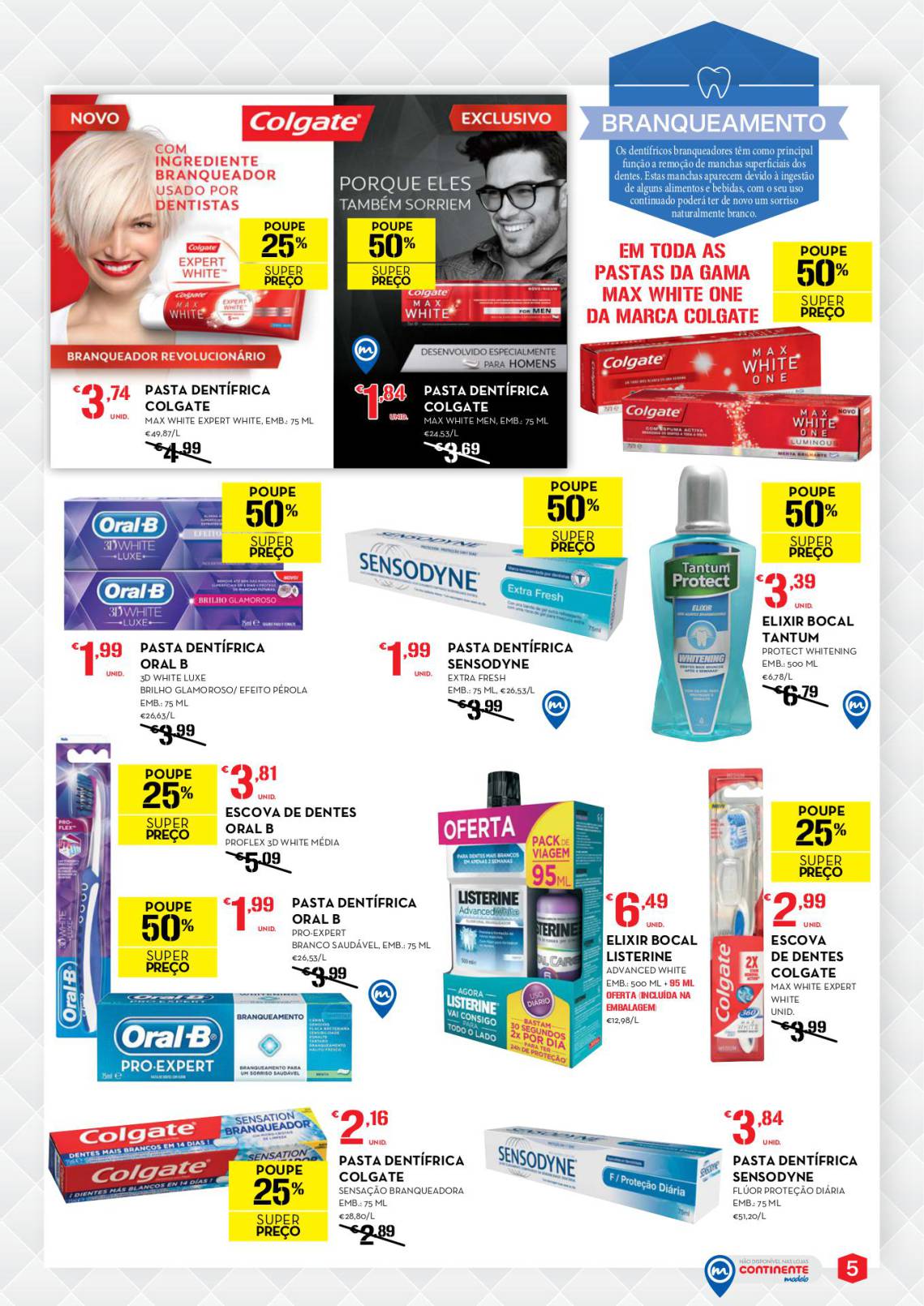 Antevisão folheto Continente 6a18out especial higiene oral