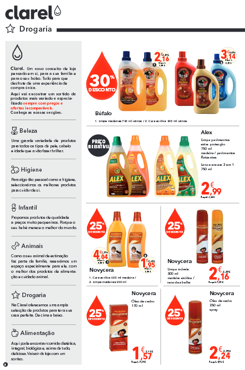 Antevisão folheto Clarel  