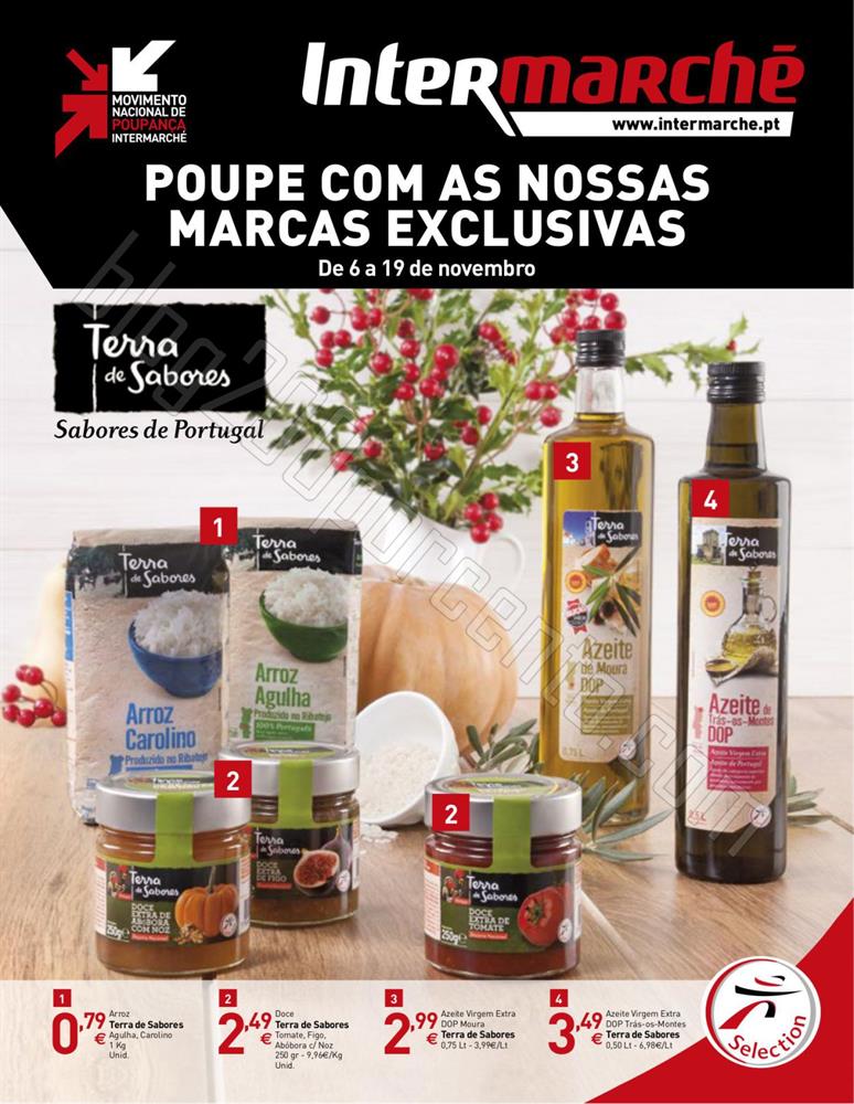 Antevisão folheto Intermarche 6a19nov - Marcas exclusivas