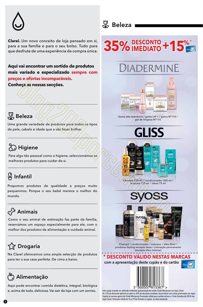 Antevisão folheto Clarel 16a29out